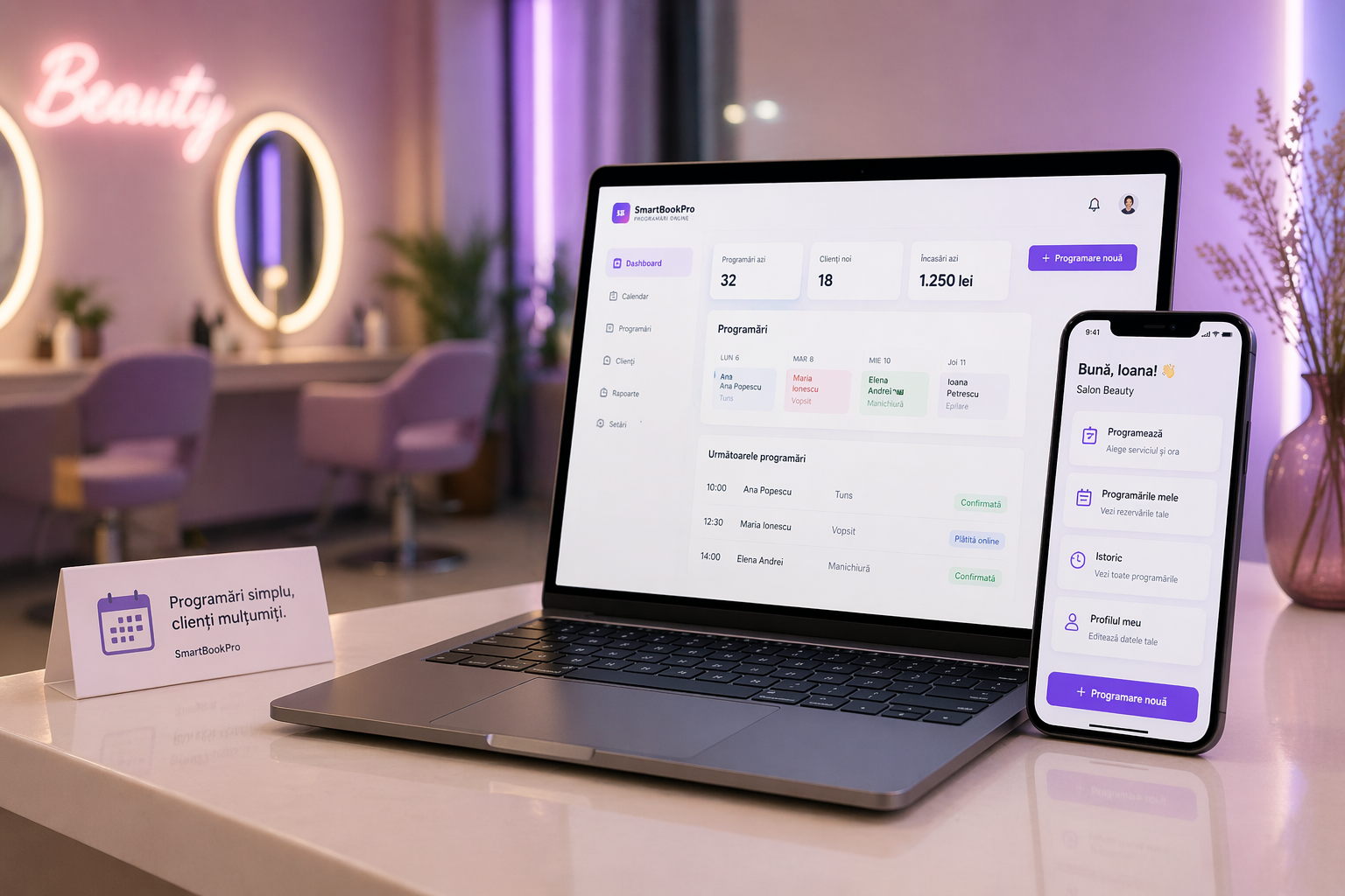 SmartBookPro dashboard preview